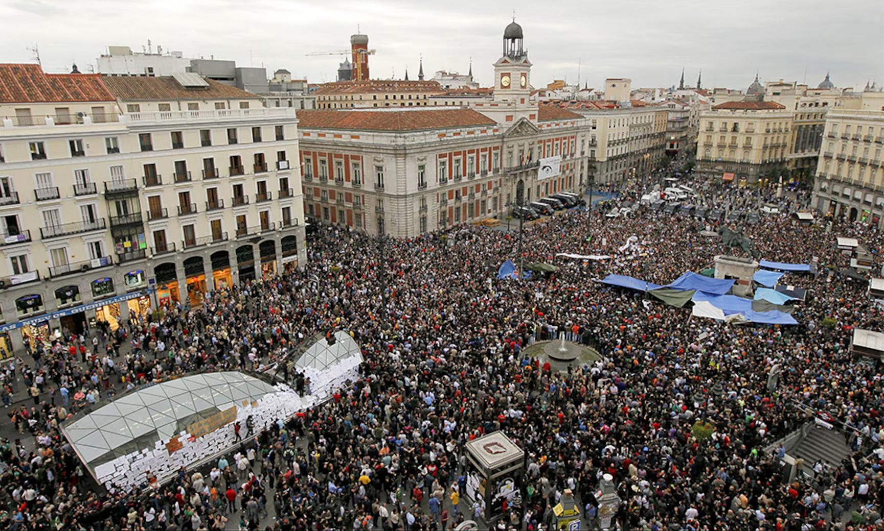 May 20-21 15M protest at Puerta del Sol, Madrid May 20-21 15M protest at Puerta del Sol, Madrid