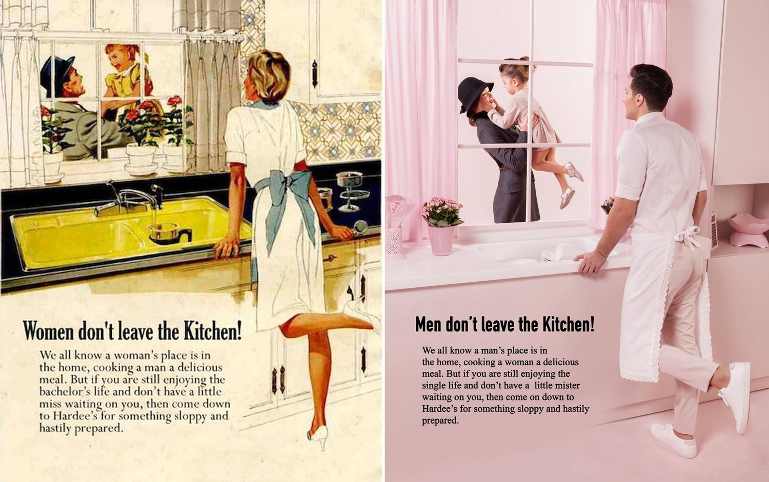 gender stereotypes reversed in ad