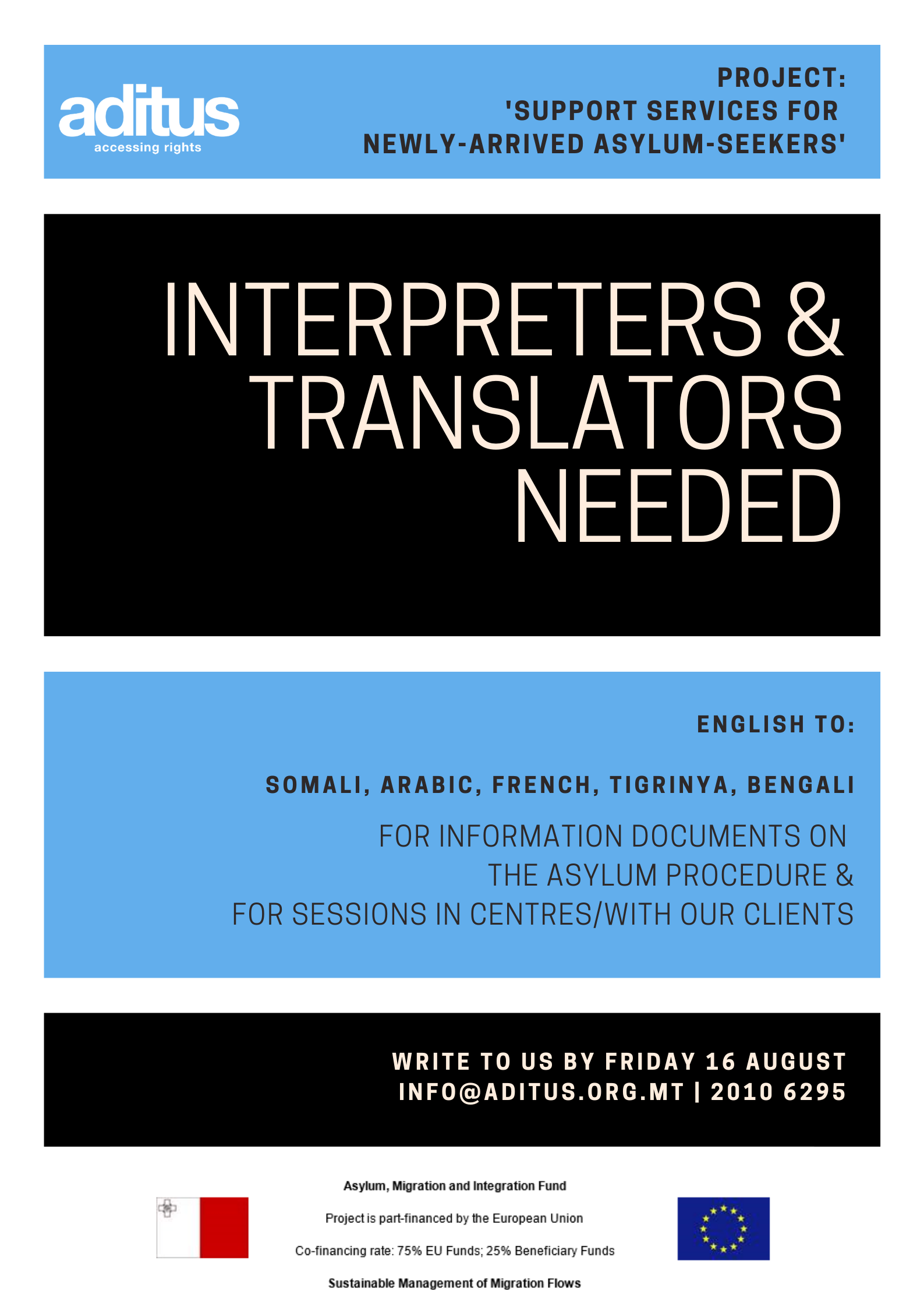 Crises trigger the need for community interpreters & translators Crises trigger the need for community interpreters & translators