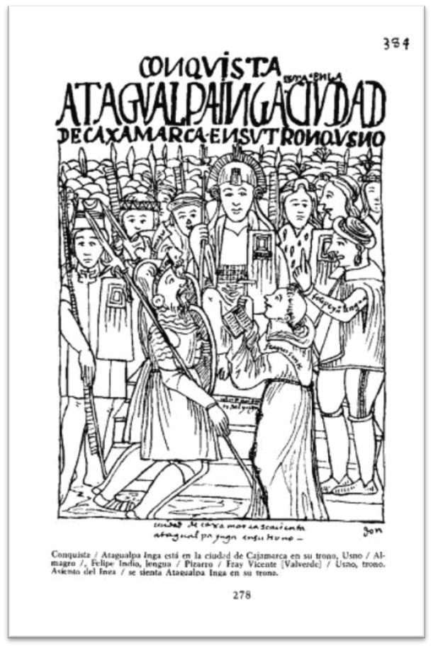 Atahualpa en Cajamarca