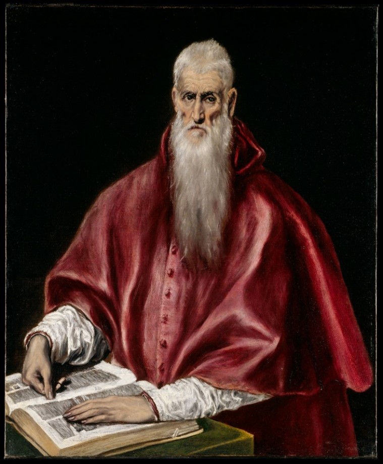 San Jerónimo como erudito, de El Greco 
